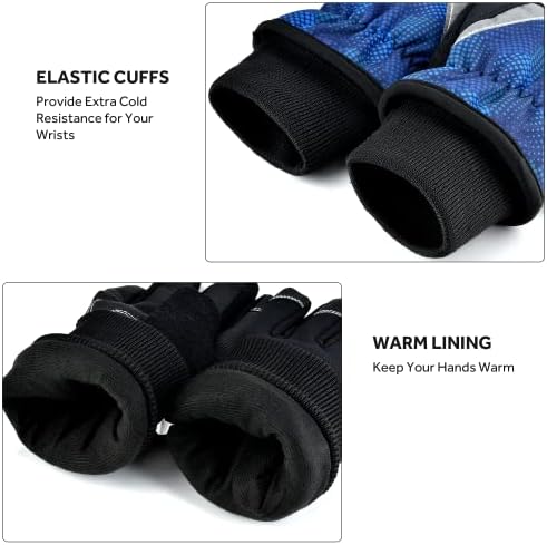 Зимски работни ракавици со C40 3m Thinsulate изолација, до 23 ℉, 1 пар водоотпорни нараквици на озизен за мажи и жени, големина X-LARGE