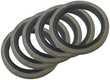 6/8/10/12/14/11 16мм врзан метал гума гума масло од мозоци за гаснење на приклучок M6/M8/M10/M12/M14/M16 Комбиниран прстен за запечатување на мијалник 100 парчиња 12мм