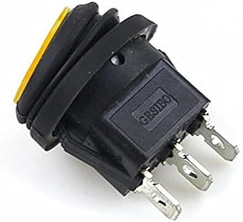 Ezzon 1PCS KCD1 Тркалезен квадрат водоотпорен светлосен прекинувач за вклучување на ламбата за прекинувач за прекинувач за напојување со