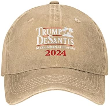 GHBC Trump Desantis 2024 возрасни бејзбол капа на женска каскета прилагодлива маж каубојска капа