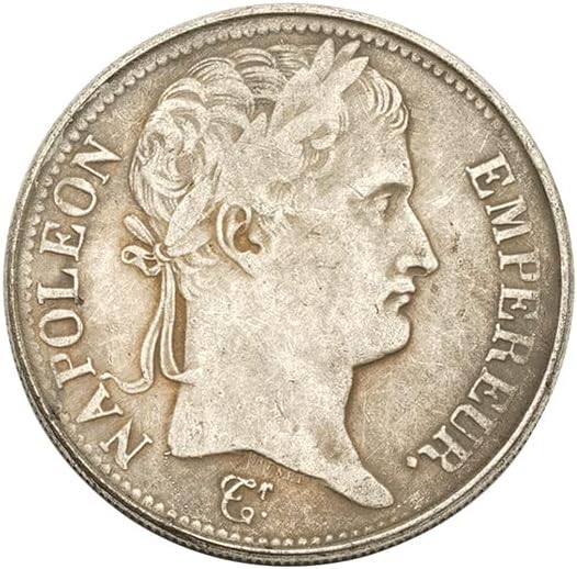 1812 Француски Наполеон I 5 Франк Сувенир Сребрена Монета Европска Монета Сребрена Тркалезна Античка Монета