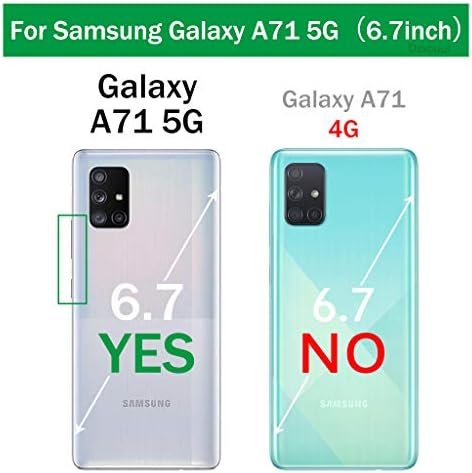 Dzxoui За Galaxy A71 5g Случај Samsung A71 5g Случај, Тешки Шок-Отпорен Браник Хибрид Јасно Tpu Капак Телефон Случаи За Samsung Галакси