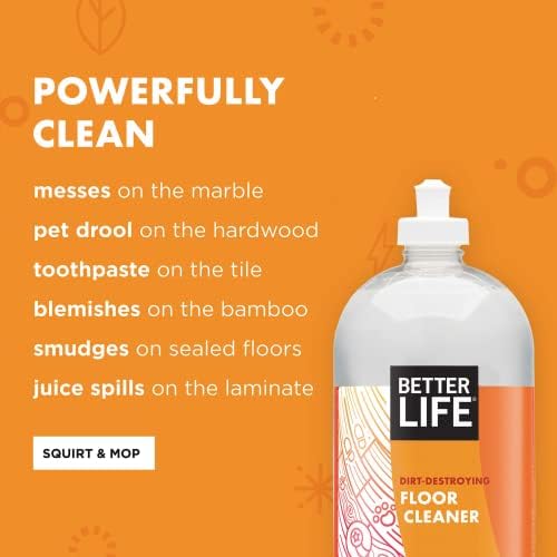 Подобар Живот Природно Нечистотија Уништување На Подот Почиста, Цитрус Нане, 32 Fl Oz