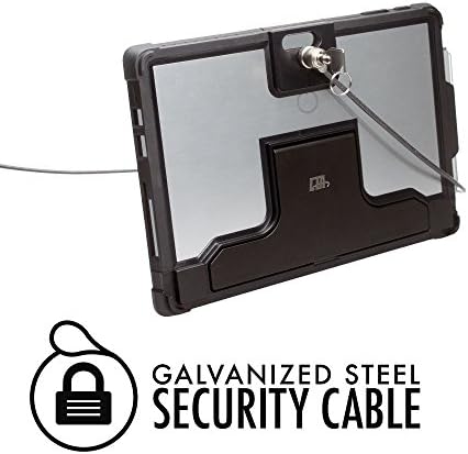 Случај за преносен удар-CTA Security Case со Kickstand, анти-кражба кабел, нано композитни влошки за ладење и вграден зафат