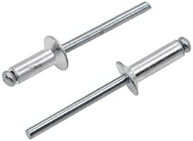 90pcs M5 алуминиумски кантини за рамни глави слепи навртки за нокти поп -завртки за комплет за мебел