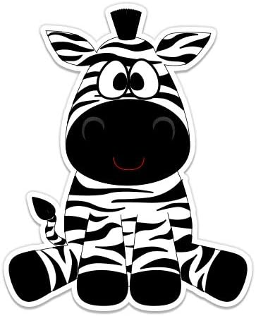 GT графика Бебе симпатична зебра - Винил налепница водоотпорна декларација