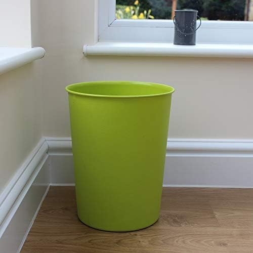 JVL 15-223GN Квалитетна вибрација светло зелена лесна пластична корпа за хартија за отпад