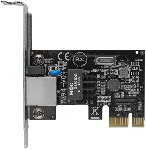 Startech.com 1 Порта PCIE мрежна картичка - низок профил - порта RJ45 - Realtek RTL81111H Chipset - мрежна картичка Ethernet -