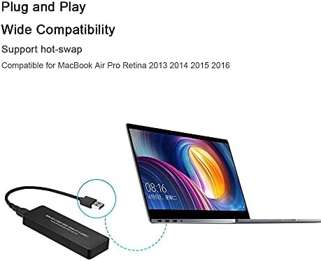 Nfhk Mac Air Pro 2013 2014 2015 Ssd Пренослив Случај USB 3.0 до 16+12 Пински Мобилни Кутија HDD Комплет