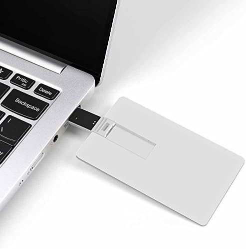 Кафеава Шкотска Карирана Кредитна Банкарска Картичка USB Флеш Дискови Пренослив Мемориски Стик Клуч За Складирање Диск 32G