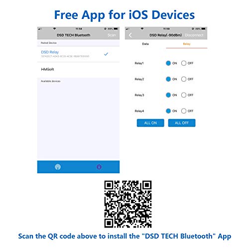 DSD Tech SH-BT01E Bluetooth реле за iPhone и Android