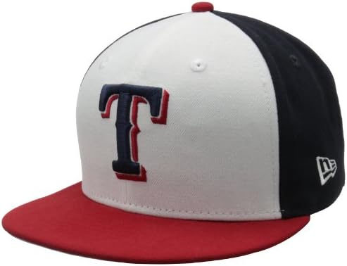 MLB Тексас Ренџерс Белиот фронт основен 59fifty вграден капа