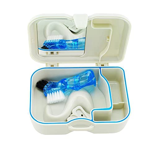Заби за складирање на заби со кутија и четка за апликација лажни комплети за чиста нега за заби