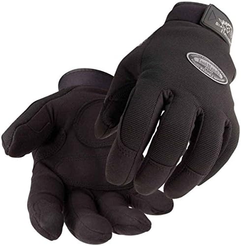 Алатка за црна пастула Handz плус засилени ракавици за прицврстување - синтетички - големи