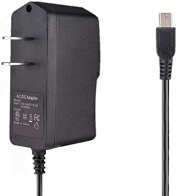 DKKPIA 5V 1A MINI USB 5-пински AC адаптер за напојување на wallиден полнач за читач на фотоапарати за мобилни телефони