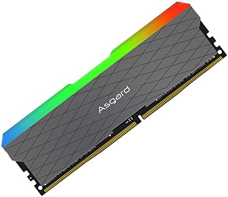 DDR4 RAM меморија, RGB RAM меморија 3200MHz 16GB компјутерска меморија CL16 LED 288-пински комплет за меморија на десктоп Асгард бело