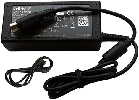 UpBright 4-Pin 12V AC/DC Adapter Compatible with Sanyo CLT2054 CLT1554 JD-12050-2C JS-12050-2C 1LB4U11B00400 1LB4U11B00600 1AV4U11B30100