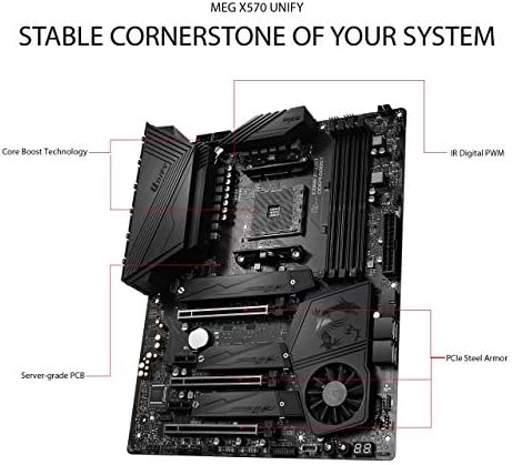 MSI MEG AMD X570 UNIFY AM4 ATX DDR4-SDRAM Матична плоча