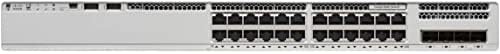 Cisco Catalyst 9200 C9200L -24T -4X слој 3 прекинувач - 24 x Gigabit Ethernet мрежа, 4 x 10 Gigabit Ethernet Uplink - Управувачки - изопачен пар, оптички влакна - модуларен - 3 слој поддржан