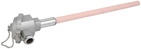 X-Gree WRN-132 300мм должина 0-1300 Целзиусови K тип Трексот на температура Термокул сензор за греење на печката (WRN-132 Сензор de Termopar de termopar para transmisor de teperatura de tipo k-13 a 3