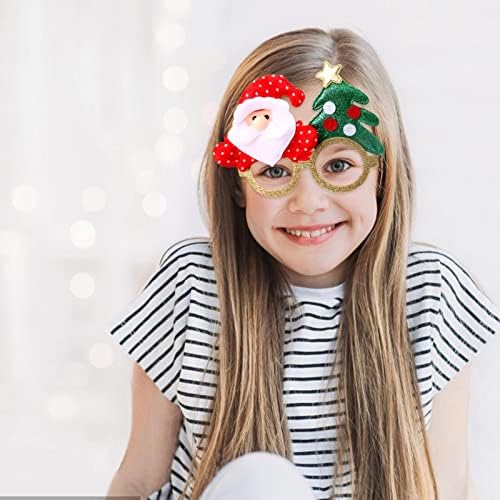 Фустани за настани за жени вечер Божиќни украси Божиќни секцини очила Возрасни деца се облекуваат реквизити елката на елка