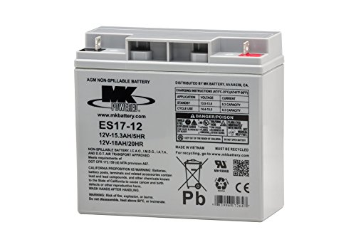 МК БАТЕРИЈА ЕС17 - 12 Одржување-Бесплатно Полнење Запечатени Олово-Киселина Батерија