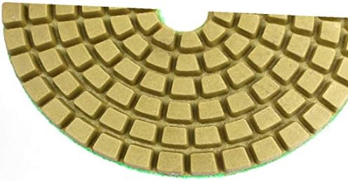 Нова LON0167 GRIT 1000 прикажана 3-инчен дијамантски влажна влажна подлога за полирање за ефикасност за гранит-е бетонски мермер
