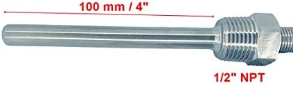 Сензори за температура k тип на термопарски сензори од не'рѓосувачки челик сонда водоотпорен доказ со кабел од 6,5 стапки