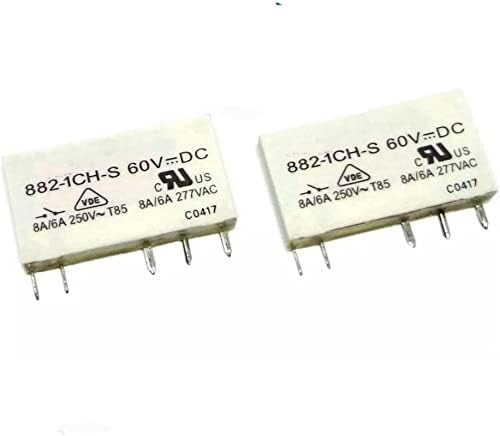 Берисун Реле 5 ПАРЧИЊА Реле 882-1CH-S 60VDC 5PIN 1CO 6A