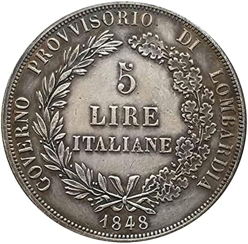 1848 година Историска стара монета Швајцарија за монета за евра предизвик комеморативна паричка за пакување за пакување за тато/сопруг