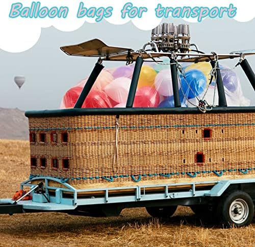 Големи Кеси Со Балони за Транспорт 98,4 х 59,1 Инчи Проѕирна Кеса За Капки Балон Пластични Кеси За Балони Торба За Носење Голем Балон
