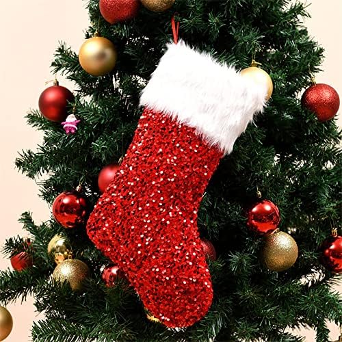 0IDT12 Нова новогодишна елка што висат на забавата Декор на дрво Декор Дедо Мраз за порибување кадипа за плетење чанти за