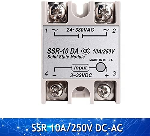 Pikis relé de Estado Sólido, Control de CC, CA SSR-10DA / 25DA / 40DA, Módulo de Regulación de Voltaje, DC-AC