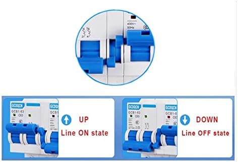 HALONE 1PCS 3P+3P MANUAL TRANSTRISH SWITCH MTS DUAL POWER MINI INTERLOCK CORCUIE 400V AC 6A-63A 50/60Hz ATS DAIN RAIL