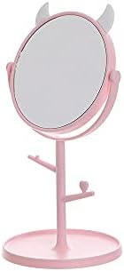 FXLYMR Десктоп шминка огледало за складирање на огледало Структурирано суета огледало, десктоп работна површина за убавина