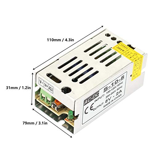 Адаптер за напојување на конверторот за префрлување 5V DC 10W/25W LED конвертор на режим на вклучување на светло за напојување