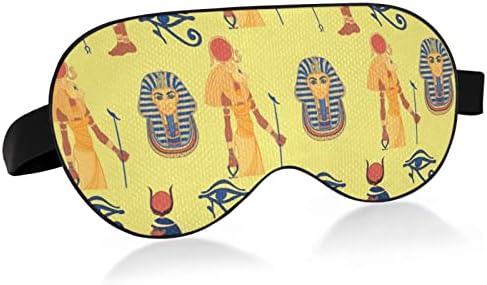 Унисекс спиење маска за очите на античко-египетско-фараох-очи ноќно спиење маска за удобно око за очи за спиење