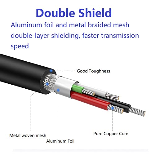 COTCHEAR USB МАШКИ До Женски Продолжен Кабел USB2. 0 Продолжувач Пренос На Податоци Кабел За КОМПЈУТЕР ТВ Печатач Камера Кабел