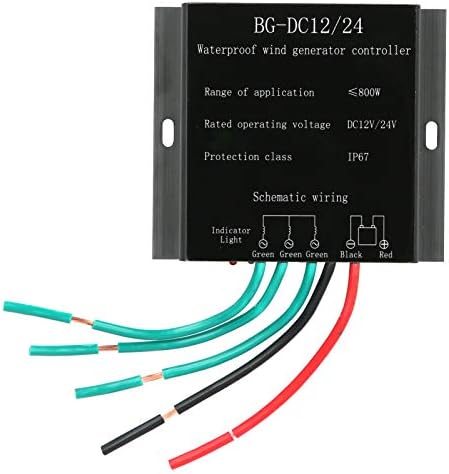 Контролер На Генератор на Турбини на Ветер ЛУКЕГ 800В, 12-24В ДЦ ИП67 Водоотпорен Контролер На Турбини На Ветер, Автоматска Регулатор