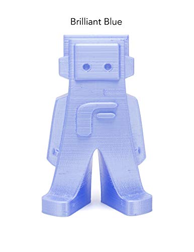 Formfutura Silk Gloss PLA 1,75 mm брилијантно сино 3D печатач за печатач, димензионална точност