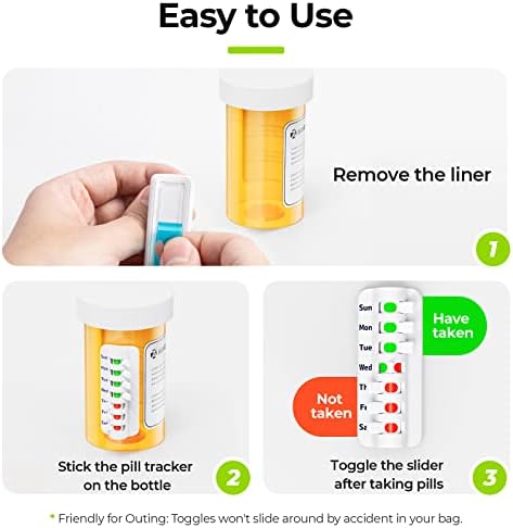 Потсетник ЗА КОМПАКТНИ Пилули ОВОН, Неделен Тракер За Пилули За Повеќекратна Употреба Со Дизајн Против Слајдови, Лесен За Употреба Тракер