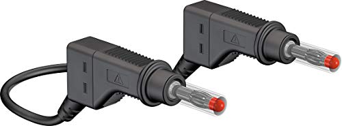 Мулти-контакт 66.9407-20021 Електрични конектори Staubli кои поврзуваат олово 200 см, 4 мм, црна