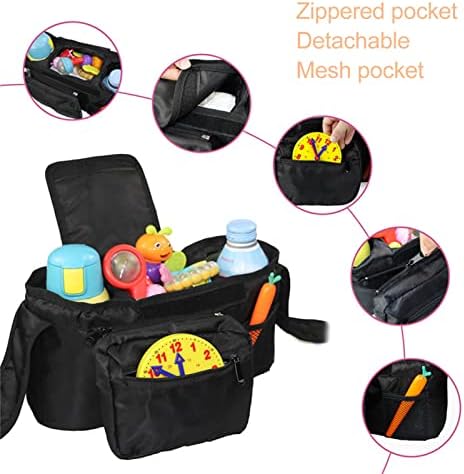 Корба за шетачи за бебиња, дизајн на голем капацитет, лесен за инсталирање на мултифункционален шетач за отворено