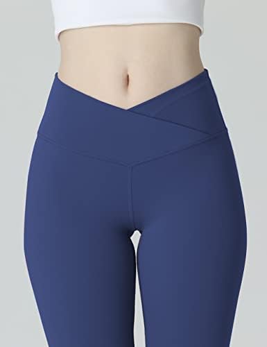 Mulенски женски високи половини за јога панталони тренингот атлетски трчања панталони за жени