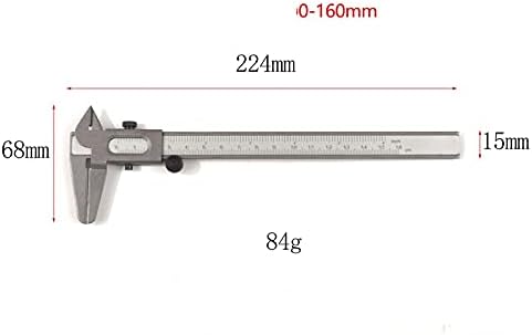 KJHD 0-160mm Vernier Caliper Metal Caliper Caliper Мерење на електронски алатка со голема мерка за мерка за точност со голема точност инструменти