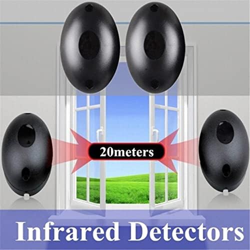 Домашна безбедност Аларм за единечен зрак Фотоелектричен инфрацрвен детектор DC инфрацрвен детектор за домашна безбедност