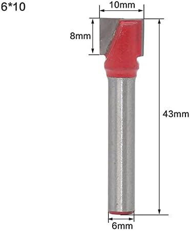 T-SLOT Cutter 1/4 '' Shank Steel Harky Milling Router Bit за алатки за обработка на дрво