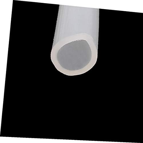Х-гранка 6мм x 8мм отпорна на топлина проucирна силиконска цевка Вода на вода пумпа за воздух 5м должина (6 мм x 8 мм tubo de silicona trancúcido