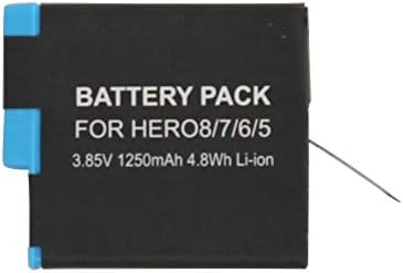 Замена на батеријата AHDBT -801 за ACTION CAMERASE GOPRO HERO 6 - Компатибилен со SPJB1B целосно декодирана батерија