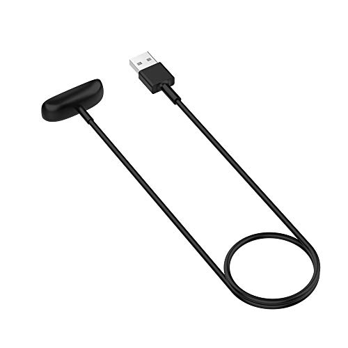 Fitturn Компатибилен со Fitbit Inspire 2 & Inspire 2 HR Charger USB Charger 3.3ft & 30cm замена USB полнач за полнење на кабел за полнење